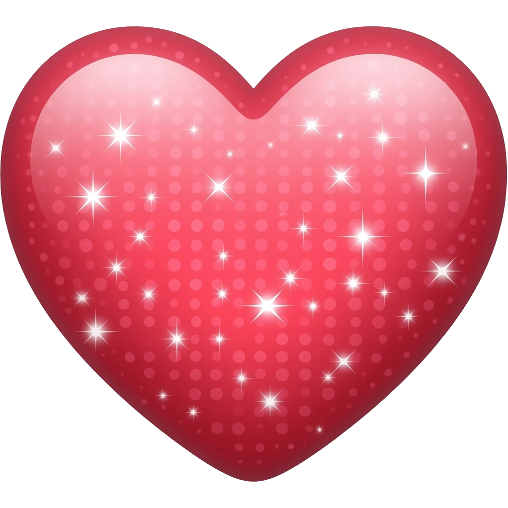 corazon con brillo emoji