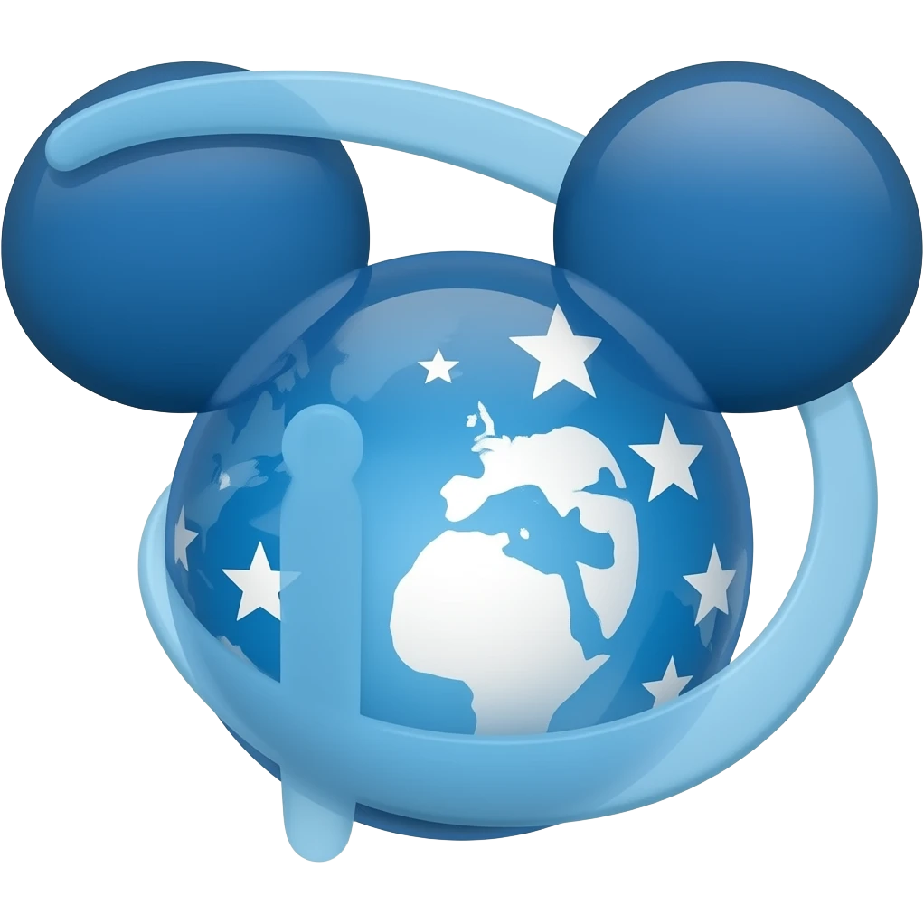 Disney Logo, nur das D emoji