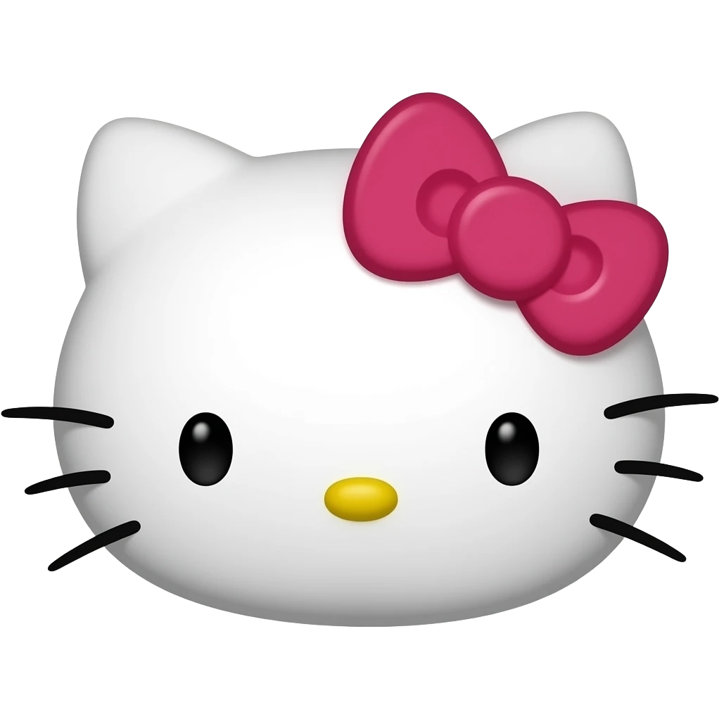 Hello kitty emoji