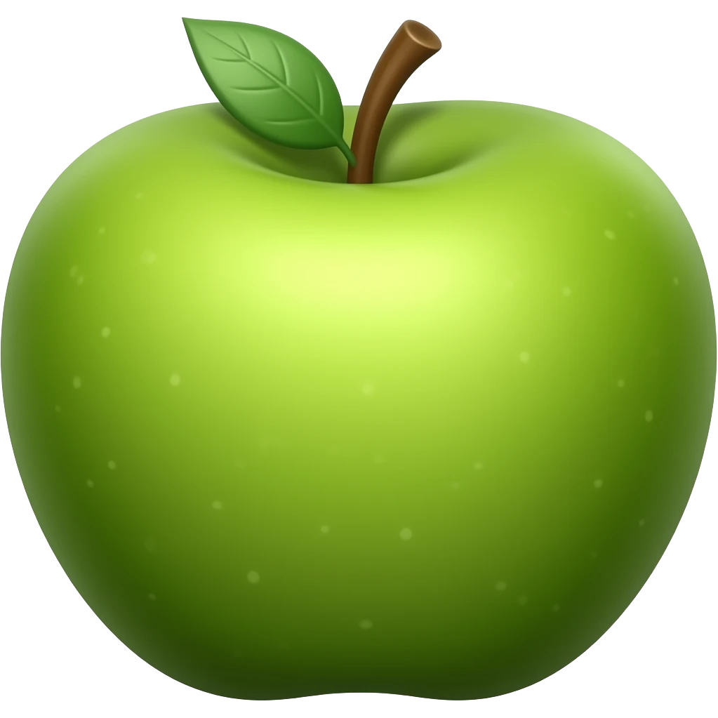 green apple emoji