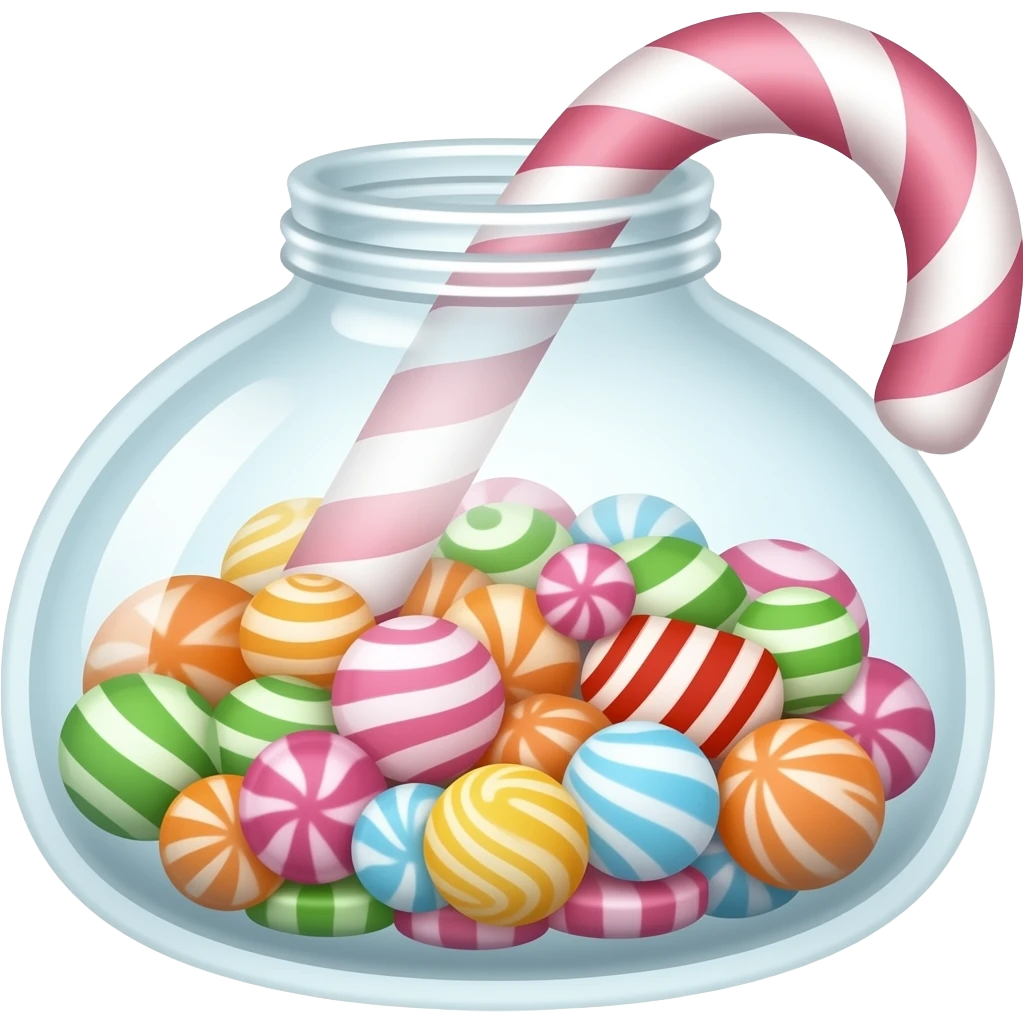 Candy in a bottle emoji