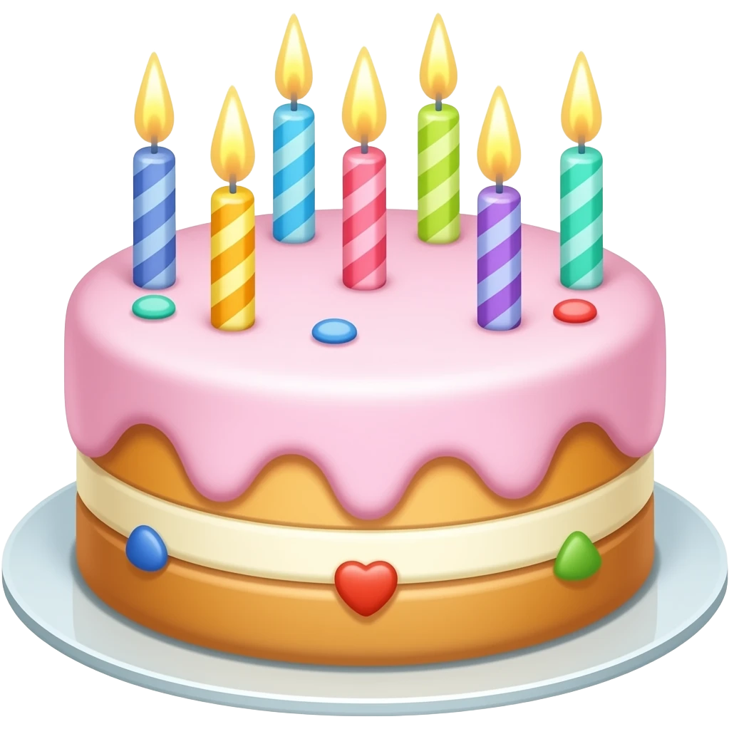 Birthday cake emoji | AI Emoji Generator