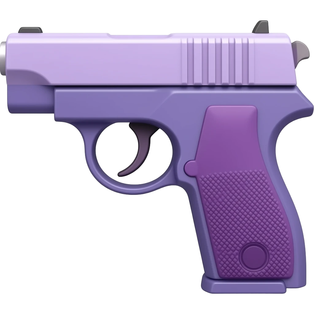 Purple gun emoji