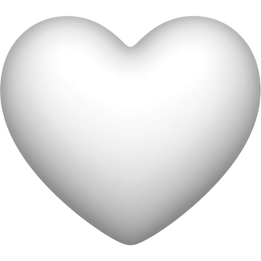white heart emoji