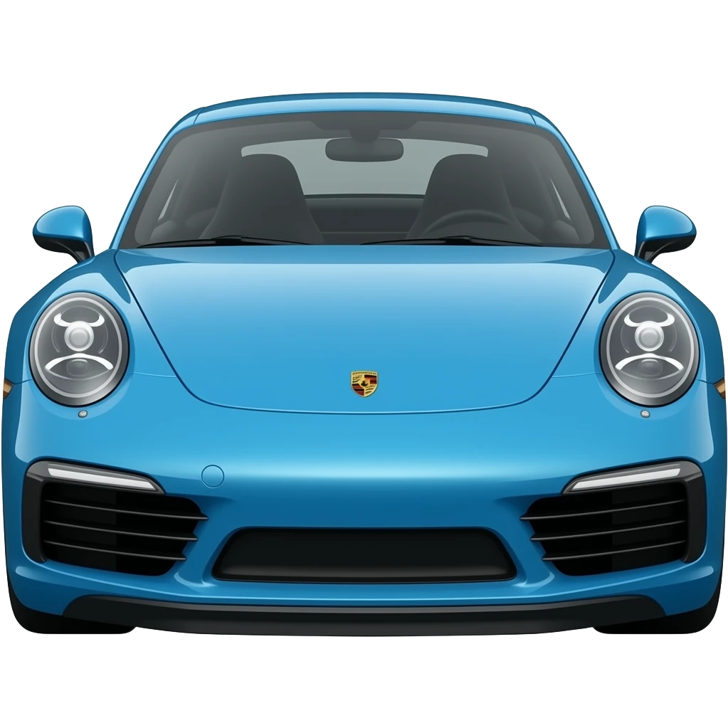 Bleu porsche 911 emoji
