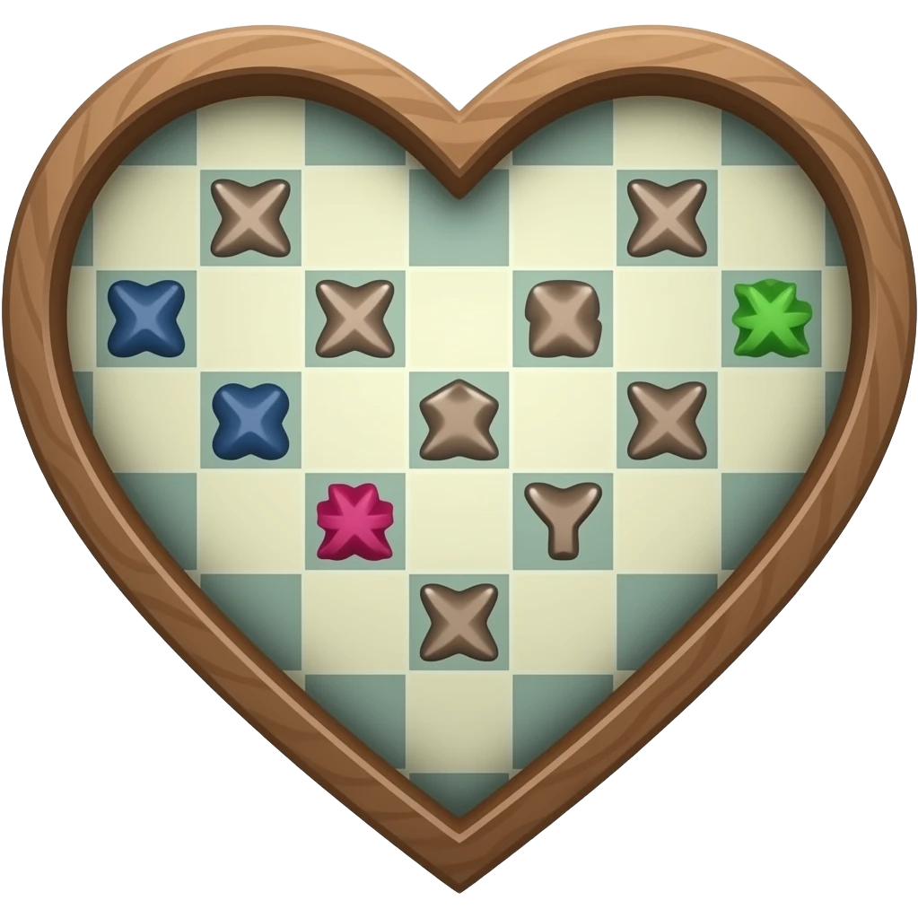 half heart game emoji