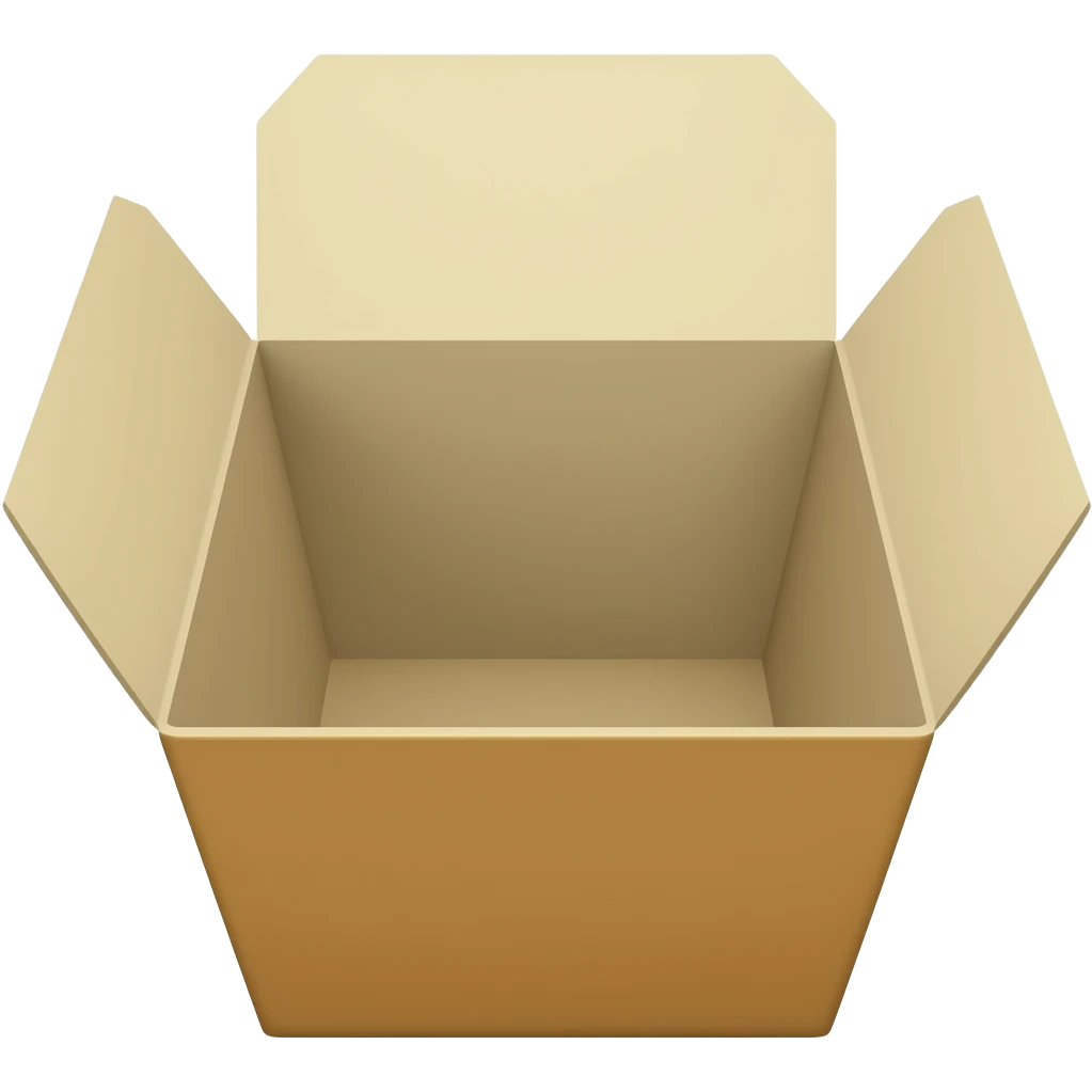 Empty food box emoji
