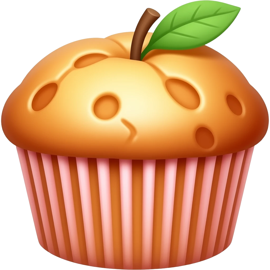 apple muffin emoji