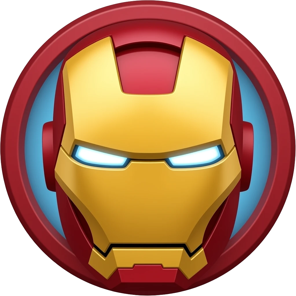 Logo de iron man emoji