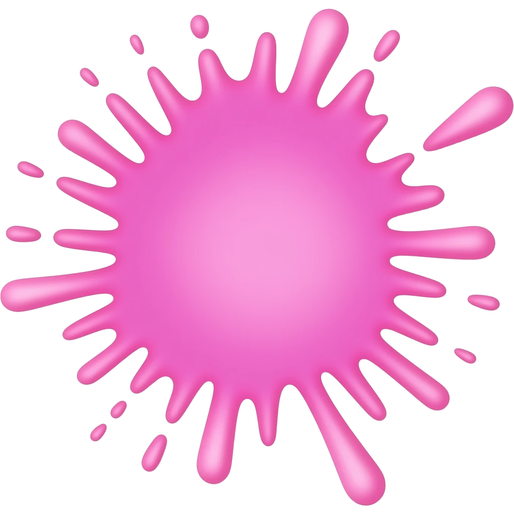 Pink splash emoji