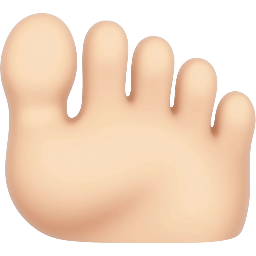 foot emoji