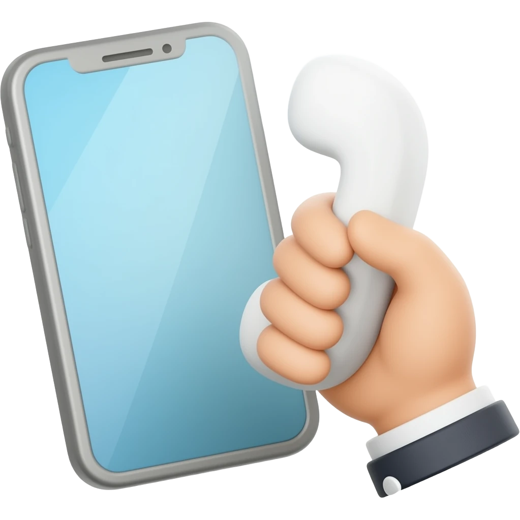 celular recibiendo una llamada emoji