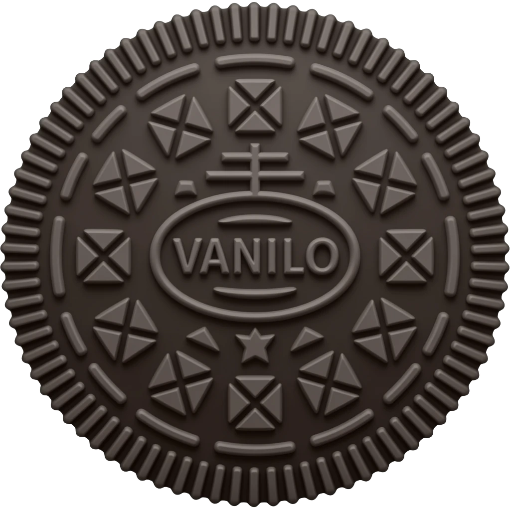 Oreo Vanilla Cookie emoji