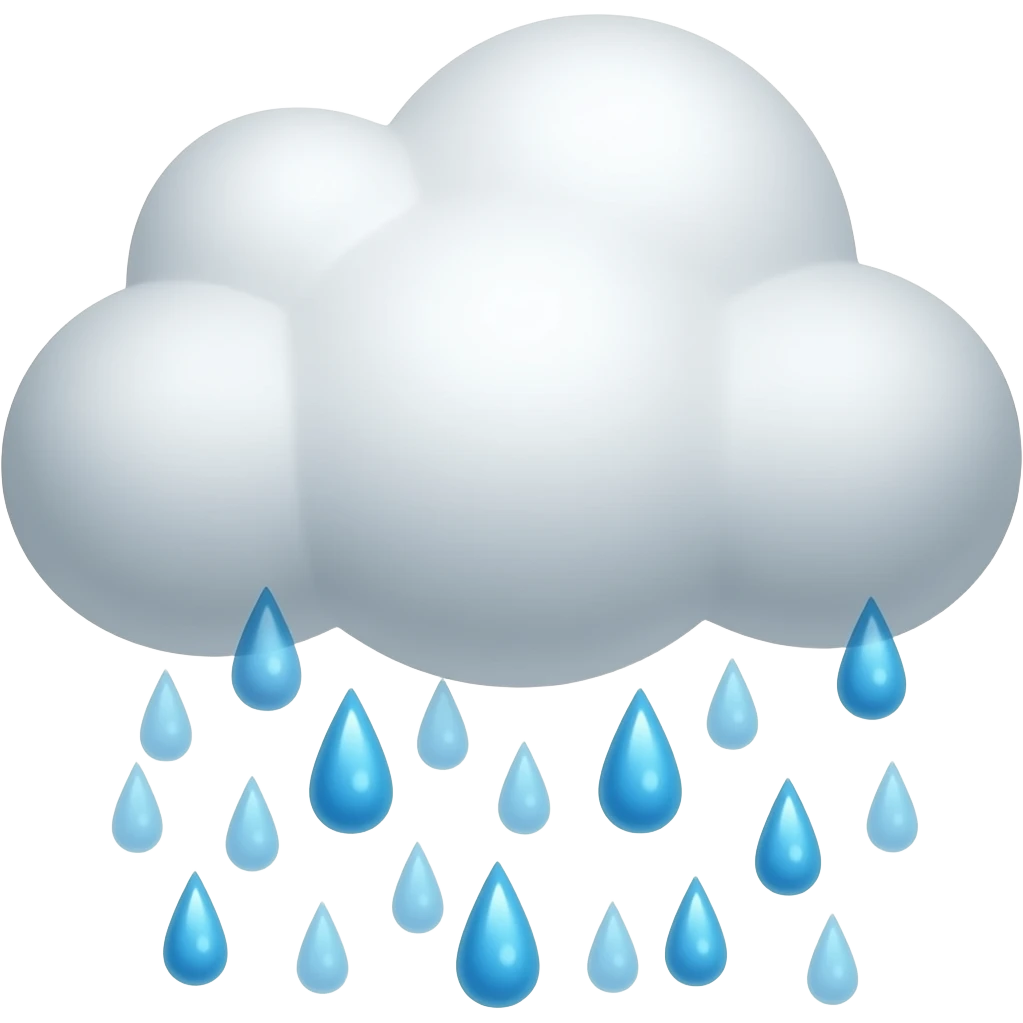 rain emoji