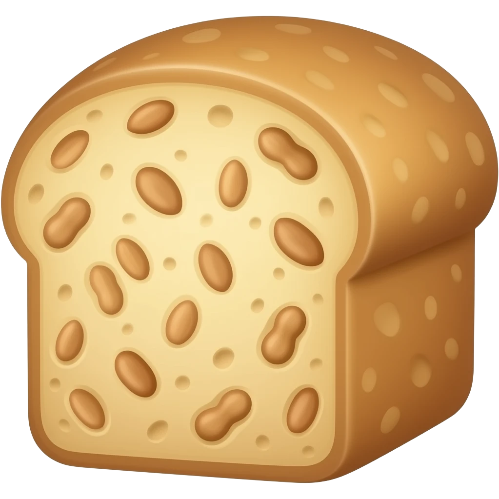 Peanut bread emoji