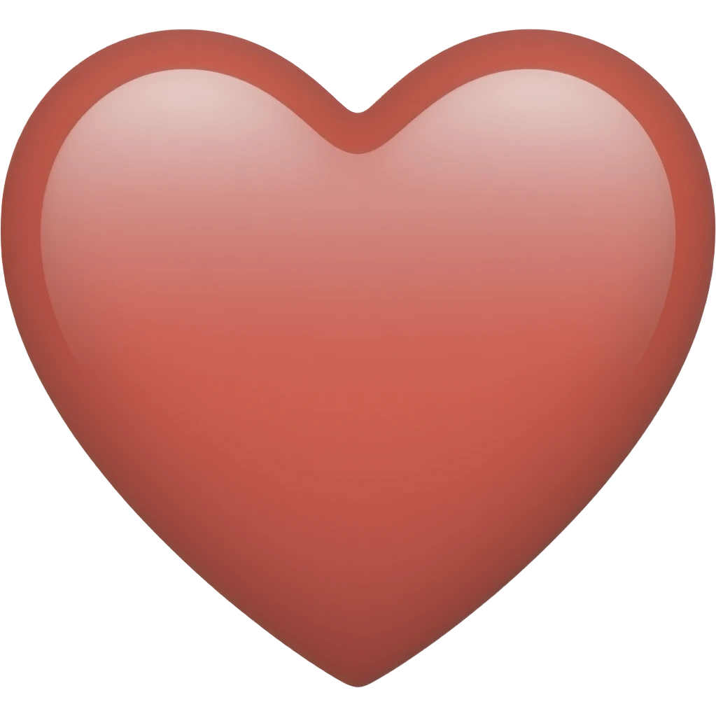 Light red heart emoji