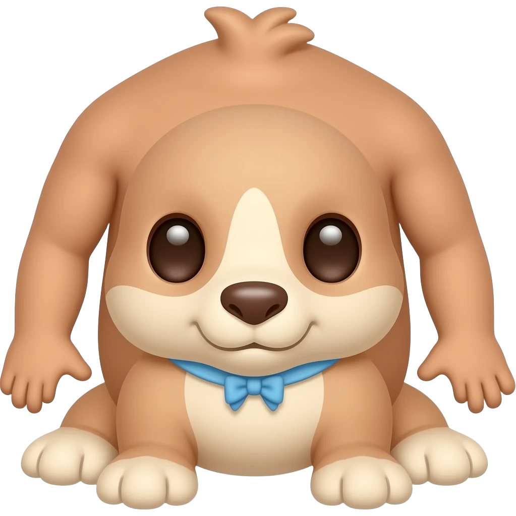 mông trẻ em emoji