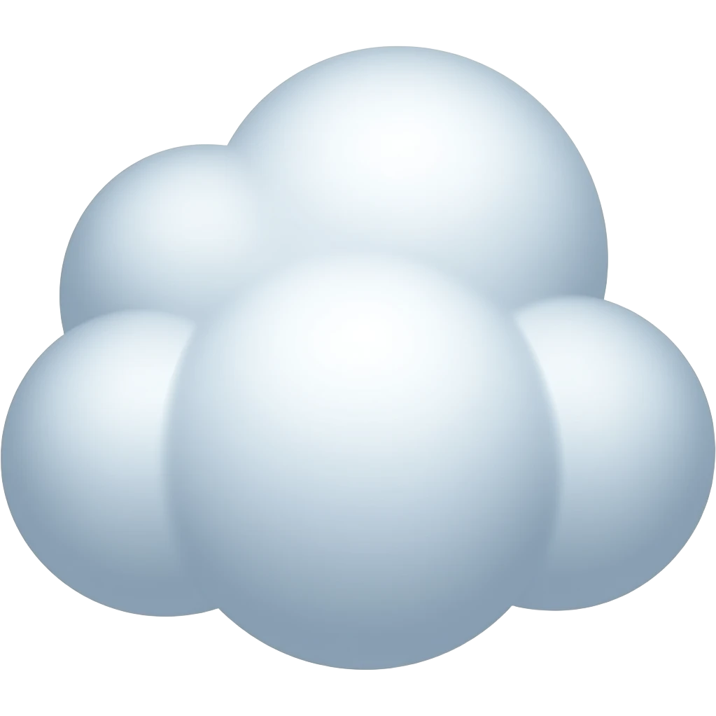 Cloud emoji