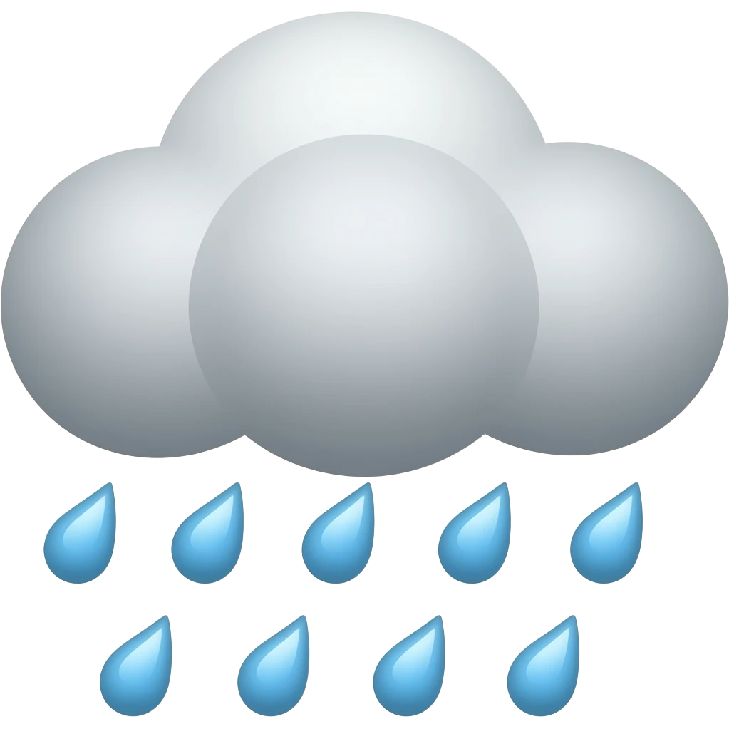 Rain emoji