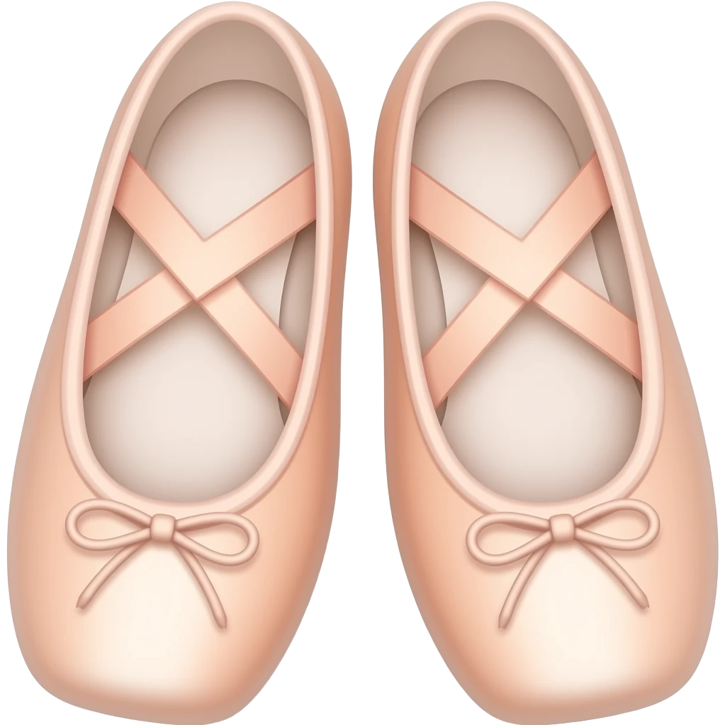 Zapatos de balet rosas emoji