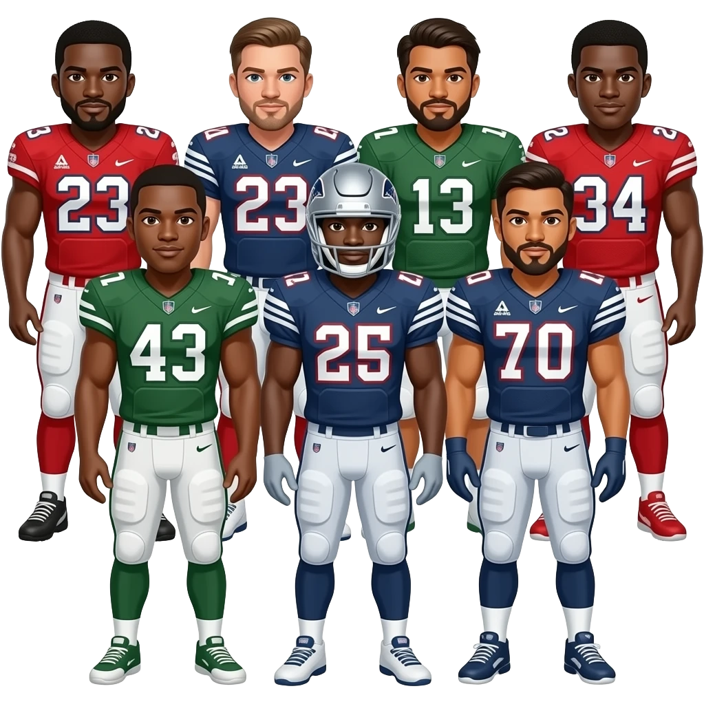 Nfl  team group emoji