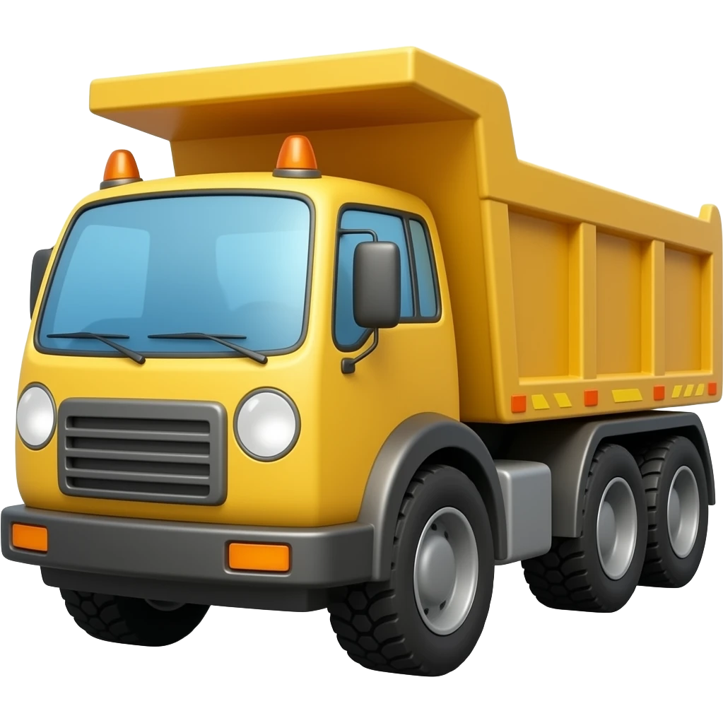 dump truck emoji