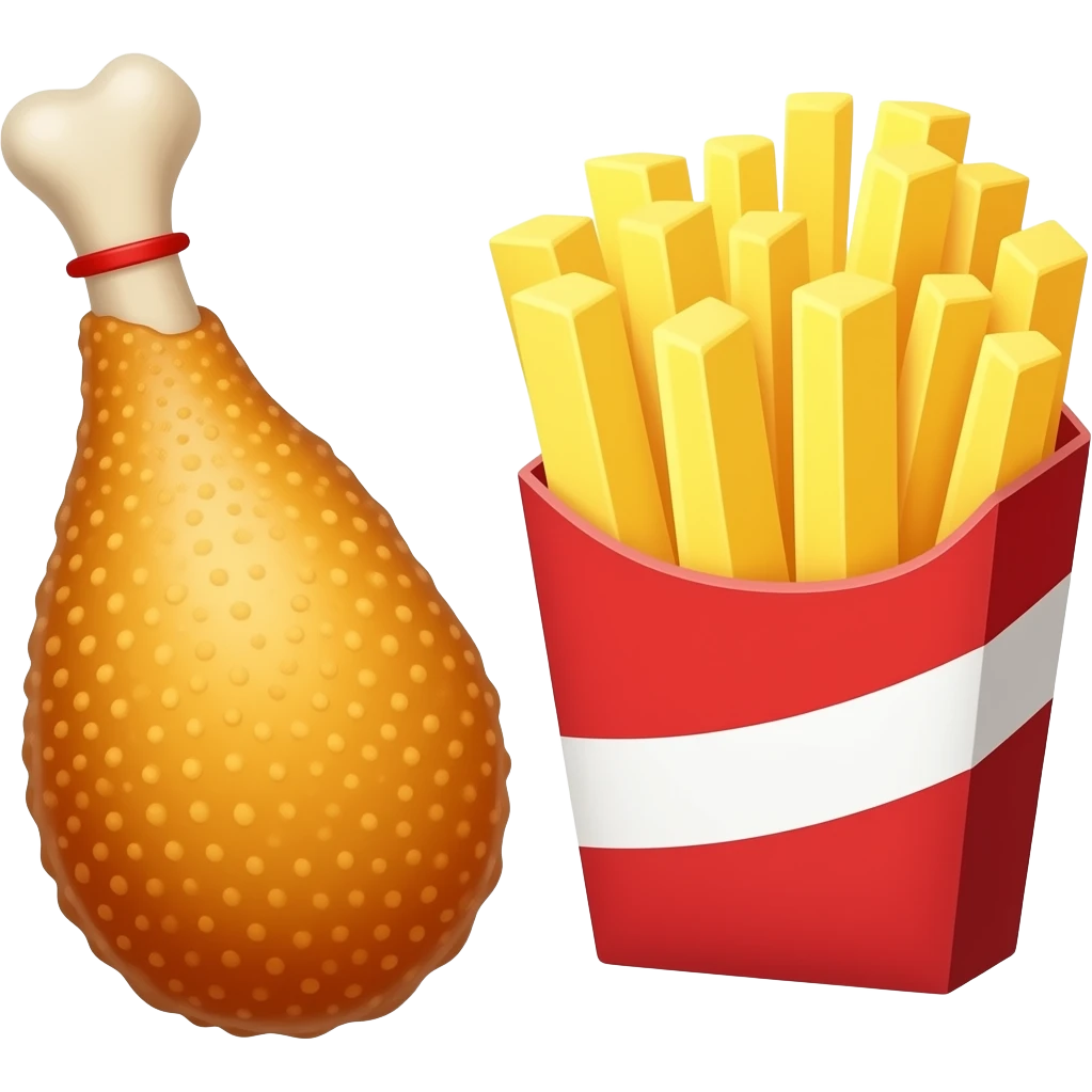 🍗🍟 emoji