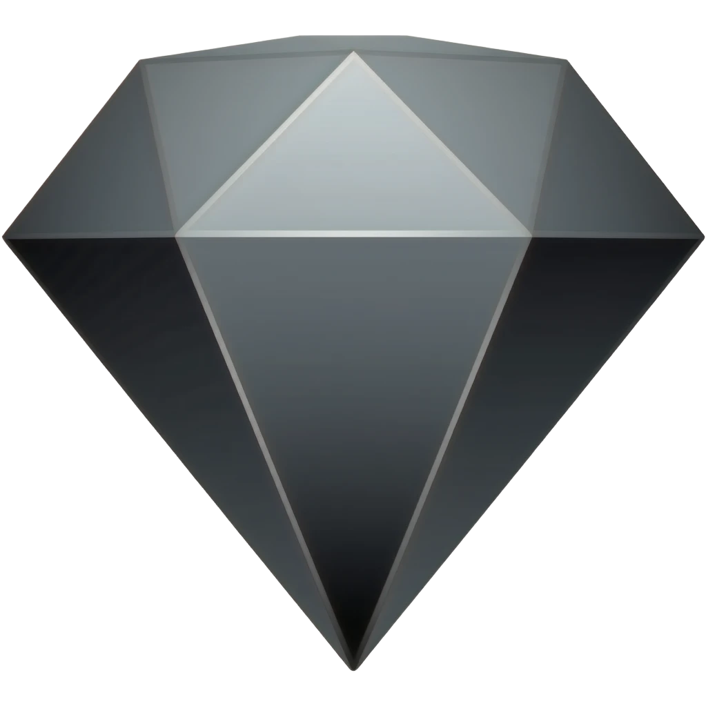 Black diamond emoji