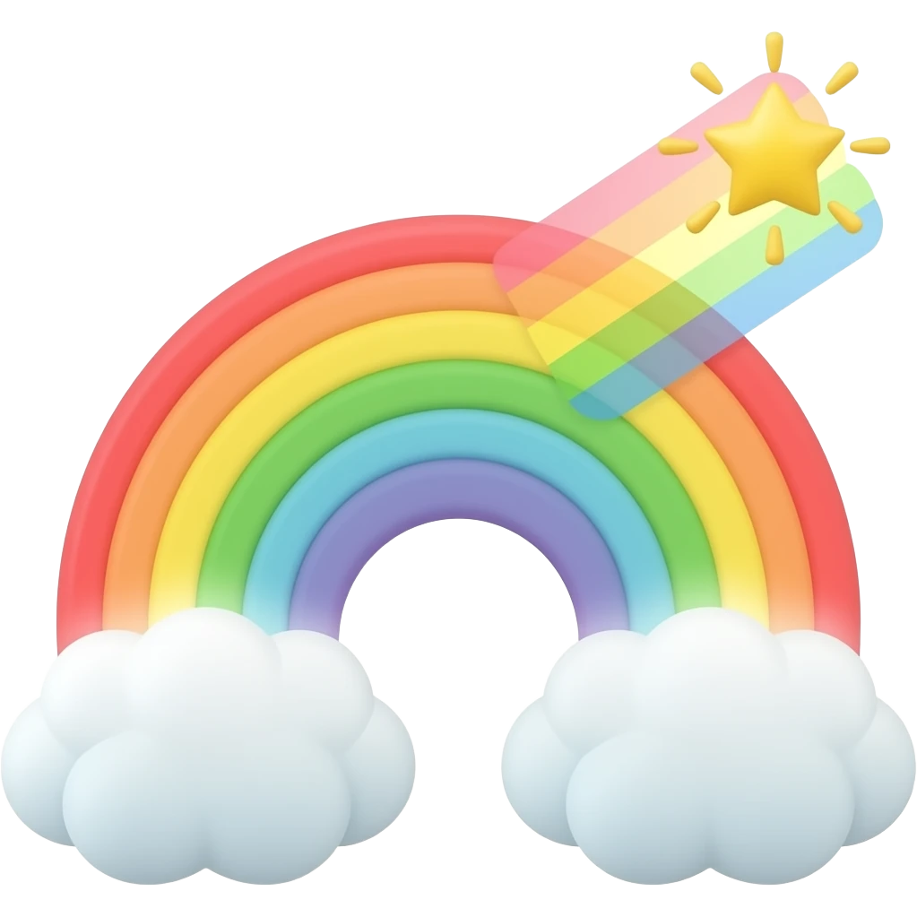 Rainbow emoji