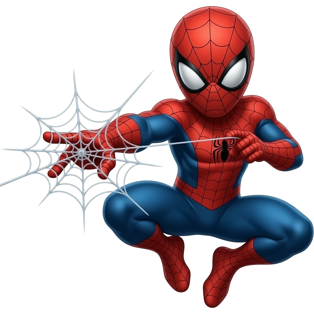 Spiderman webs emoji