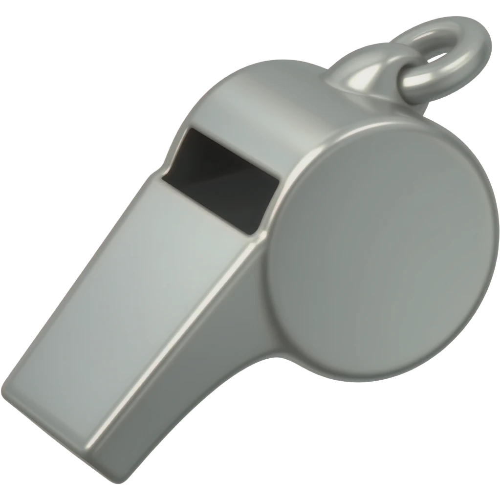 whistle emoji