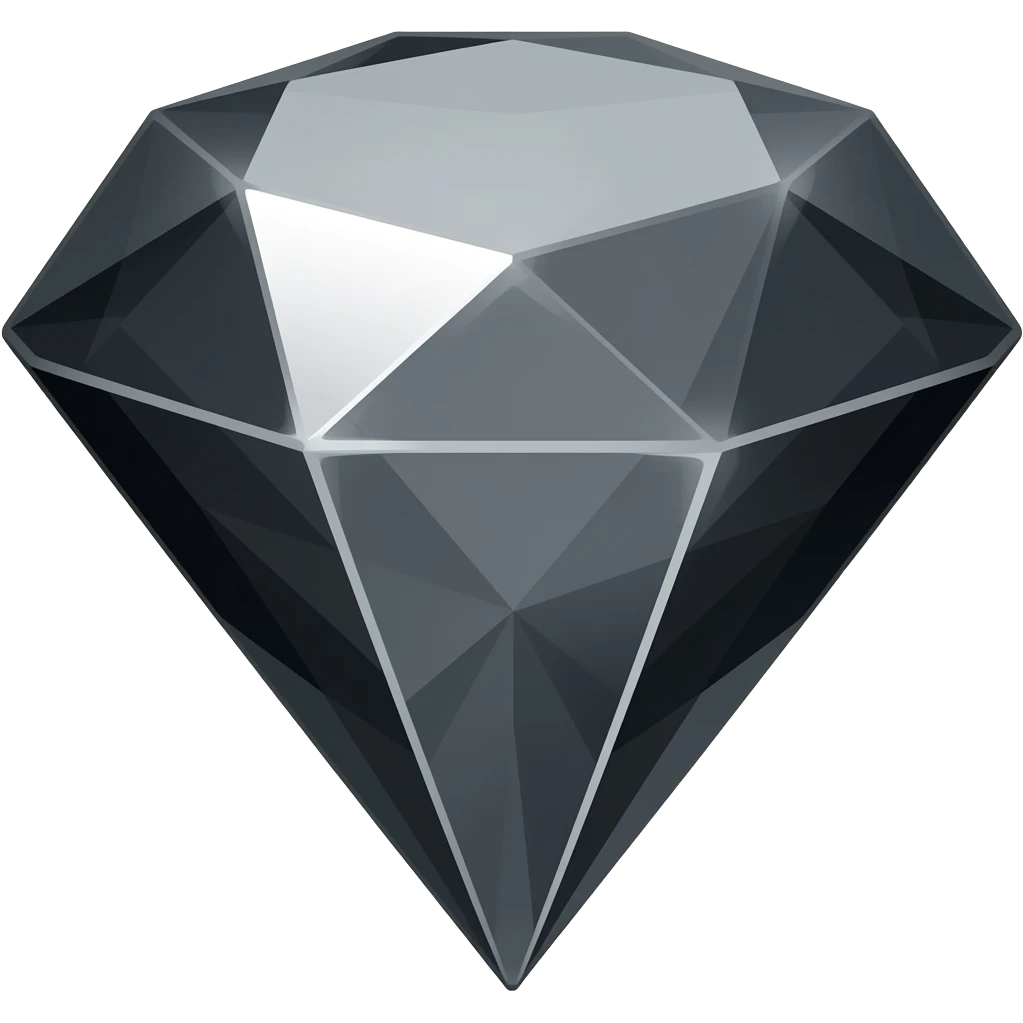 black gem crystal emoji
