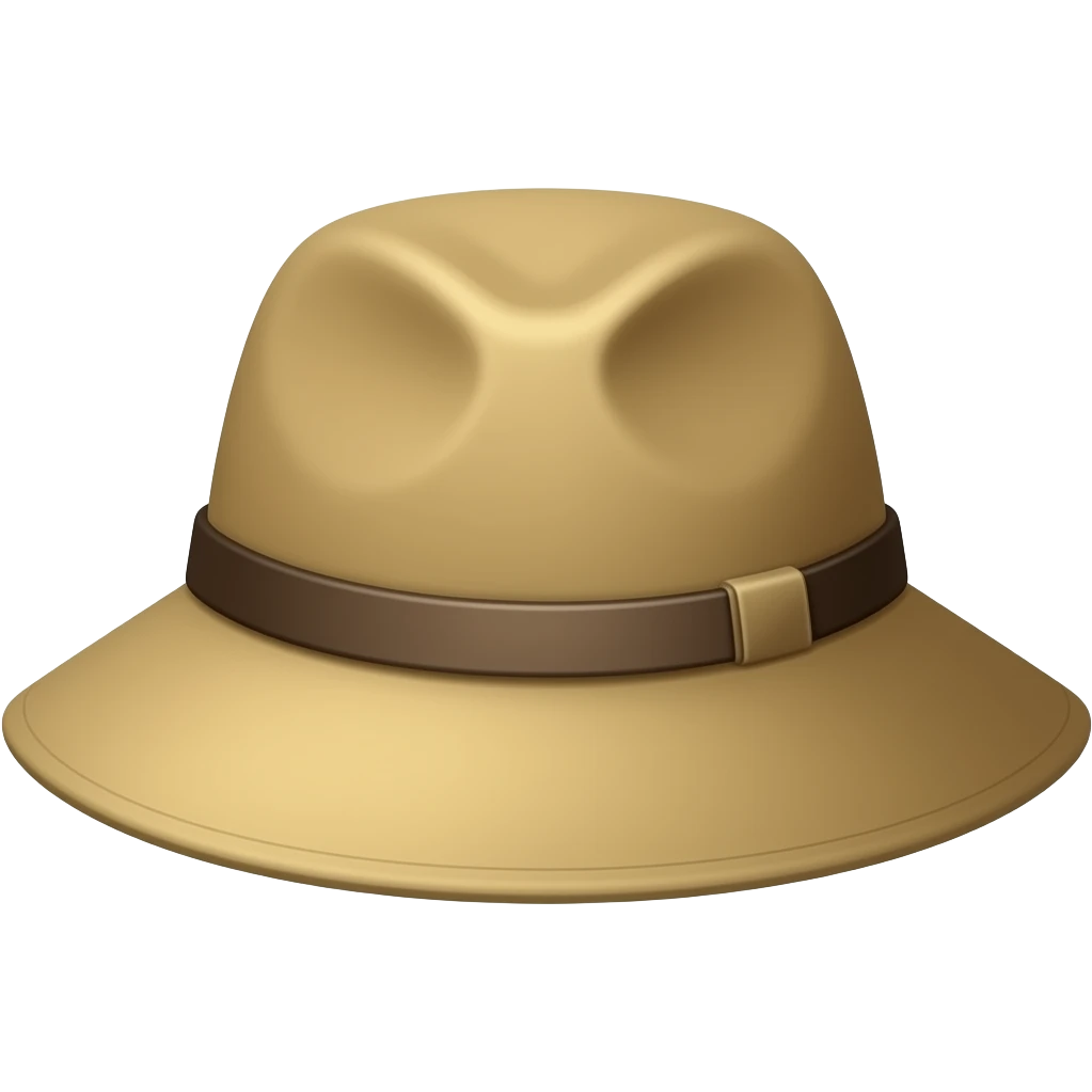 camping hat emoji