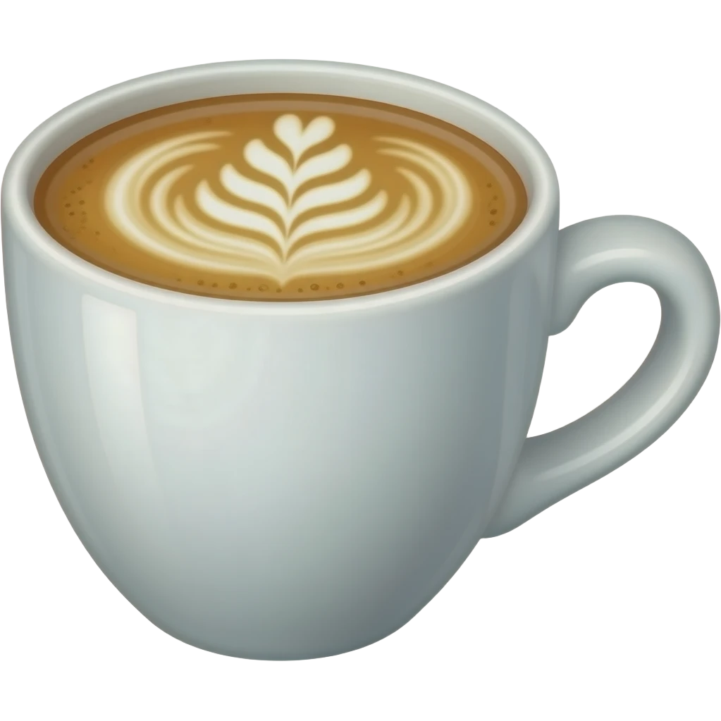 Café latte emoji