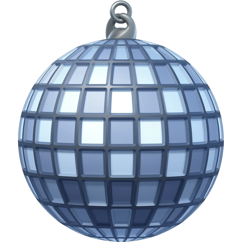 cartoonish style disco light game assert shine emoji