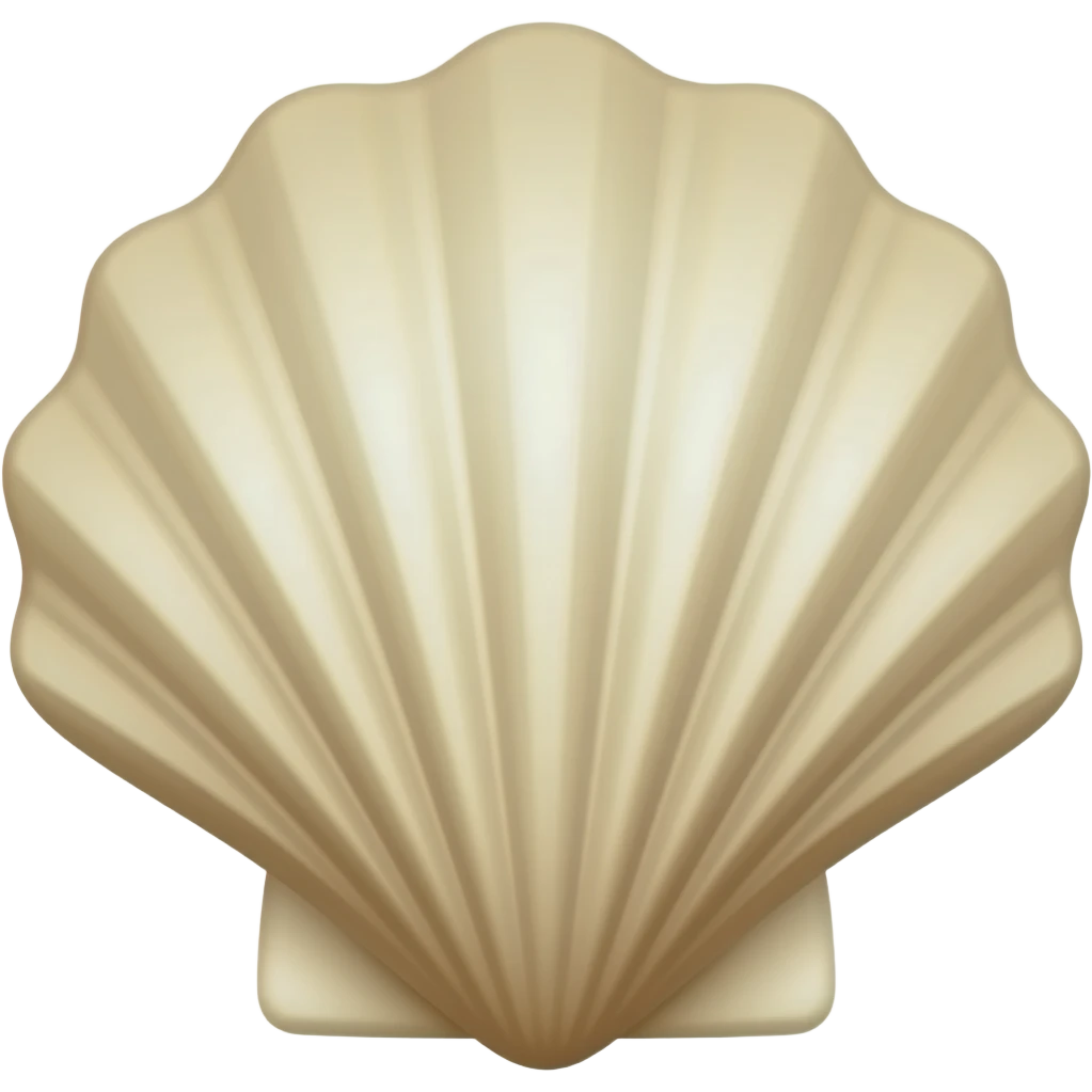 Summer shell emoji