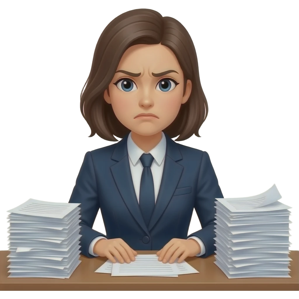 Женщину достали внешние дела emoji