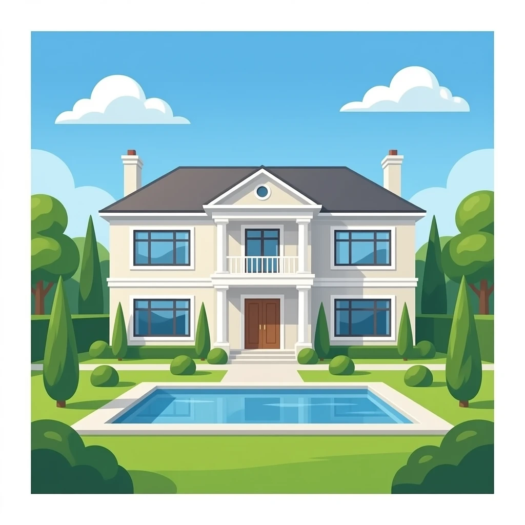 Big Modern mansion emoji