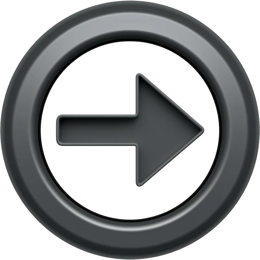 Right sign in the circle in bold black emoji