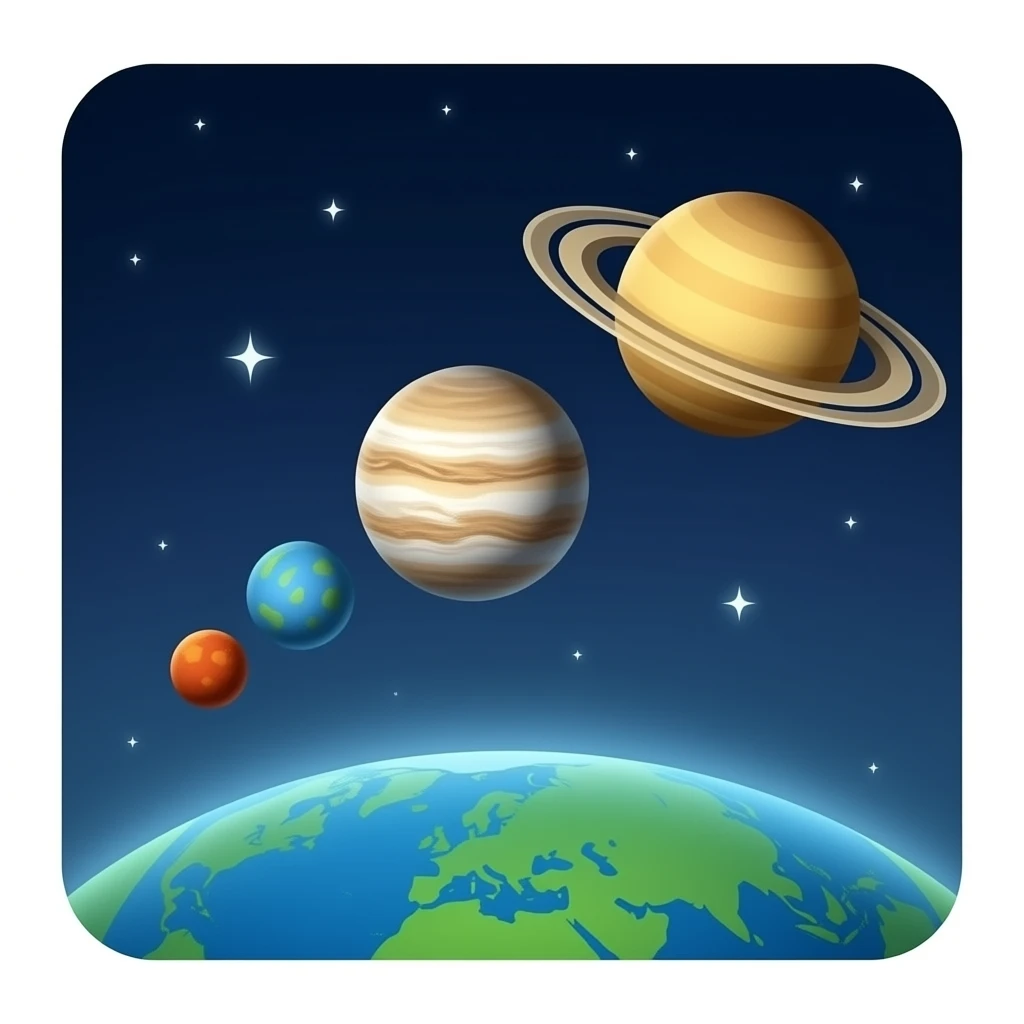 Solar system emoji