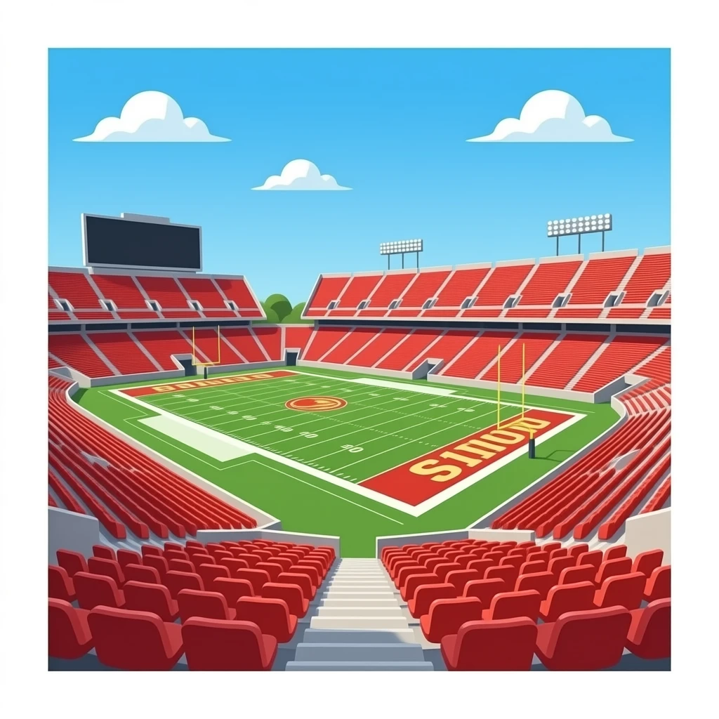 apple style football stadium seats emoji