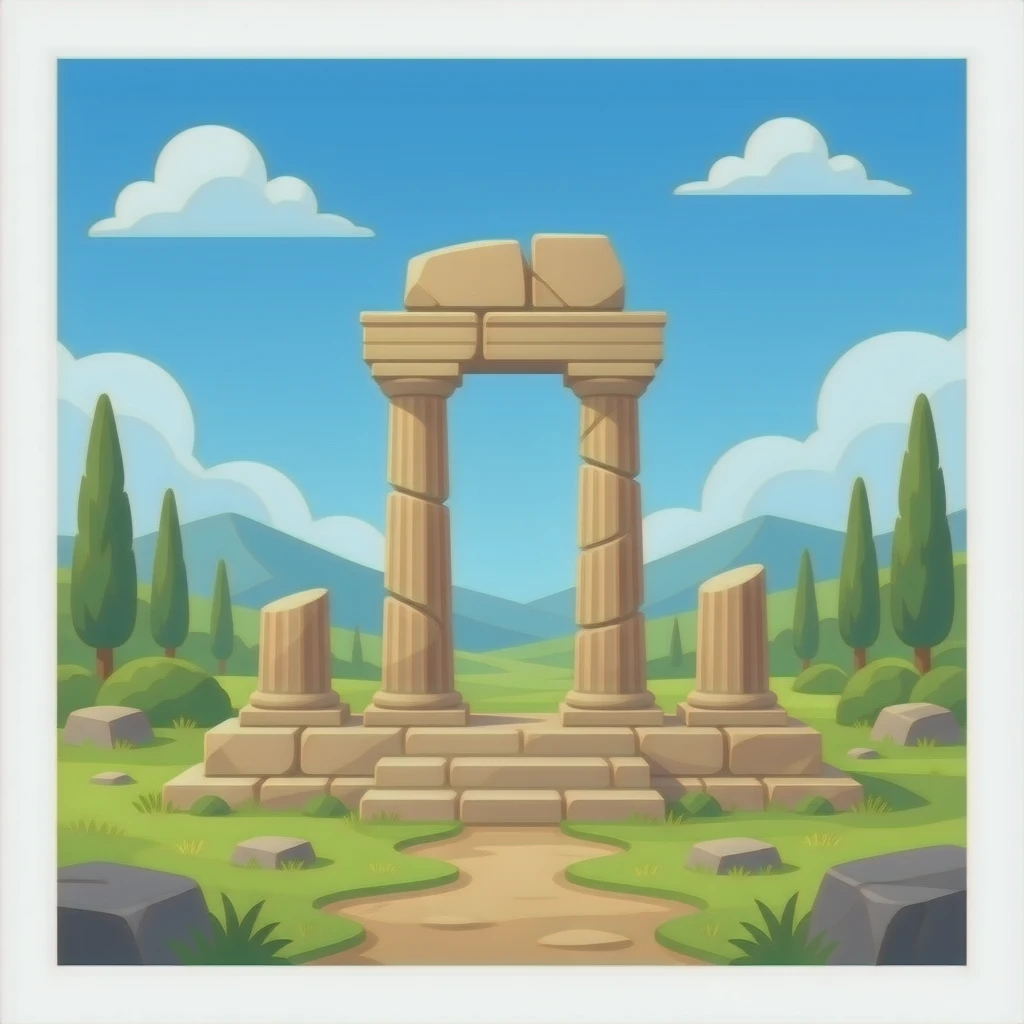stone altar ancient emoji