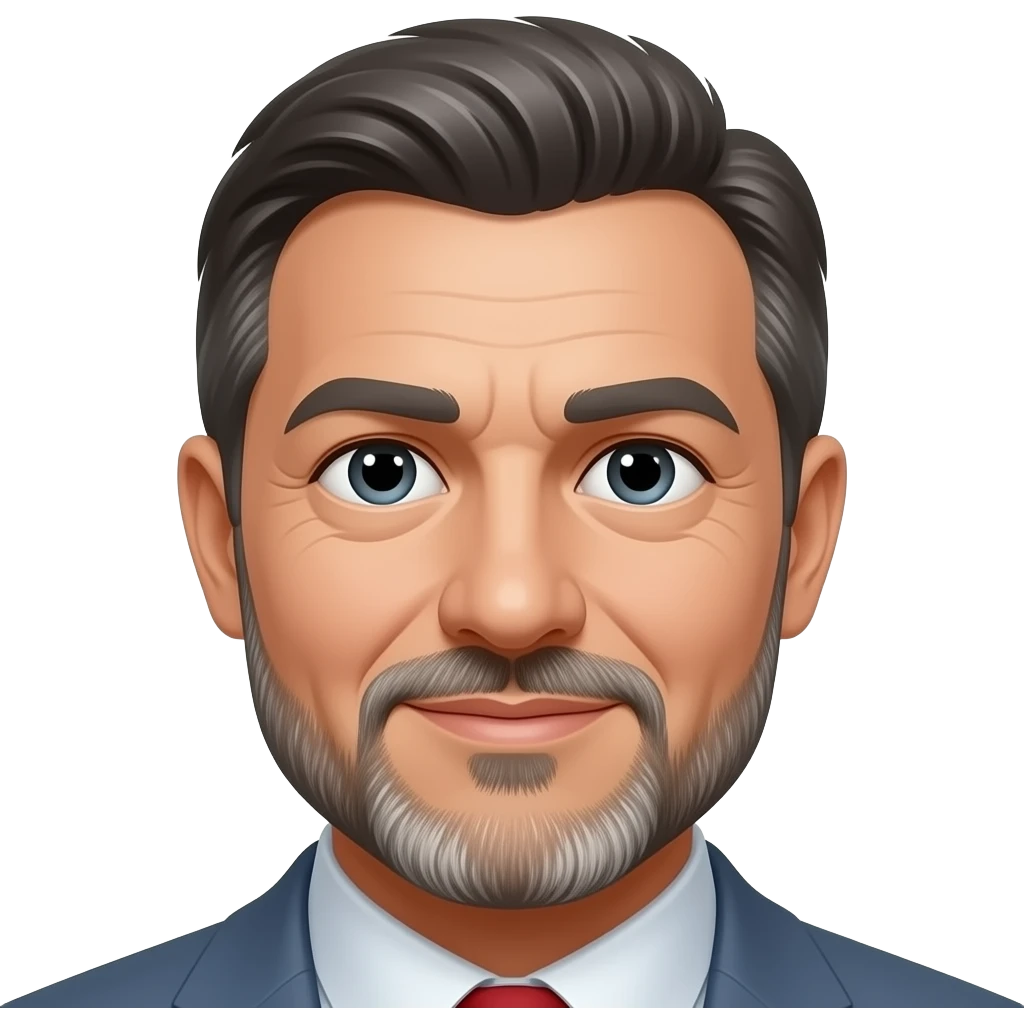 middle aged man face emoji
