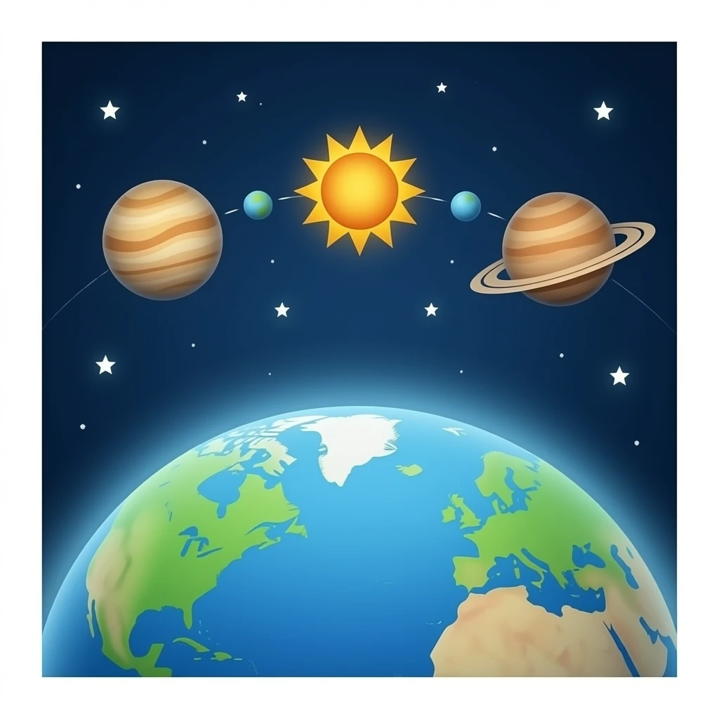 Make a image of solar system emoji
