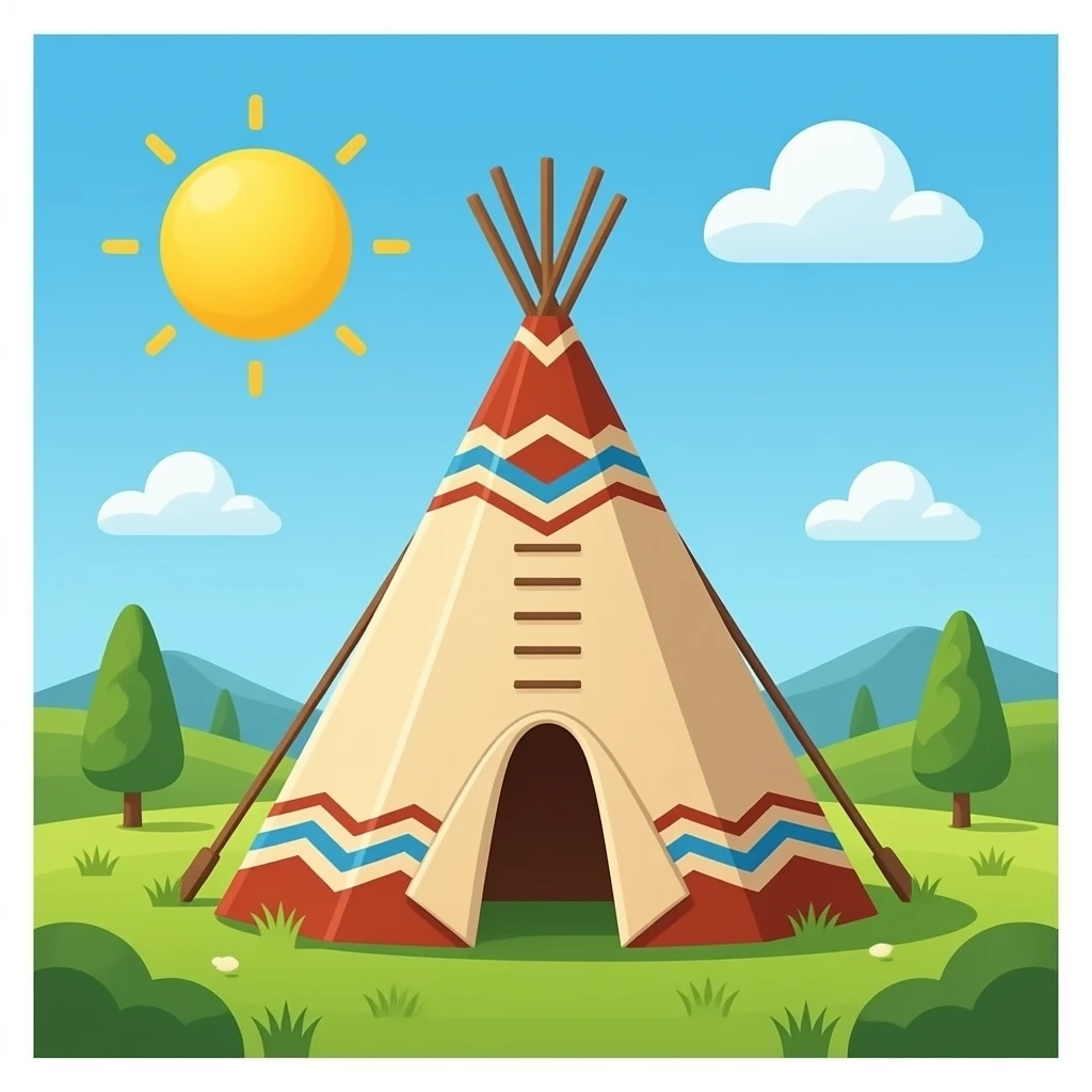 Native American Teepee emoji