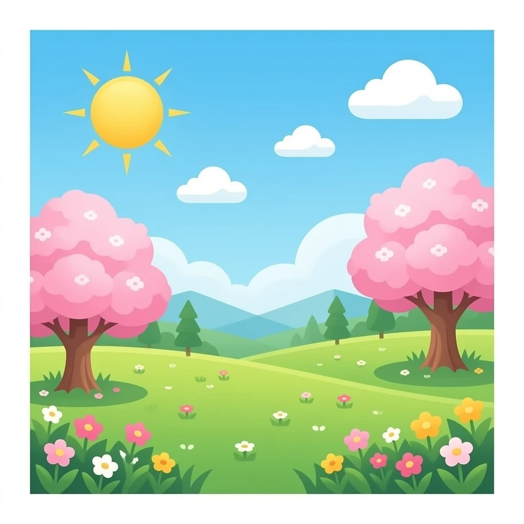 pink spring emoji