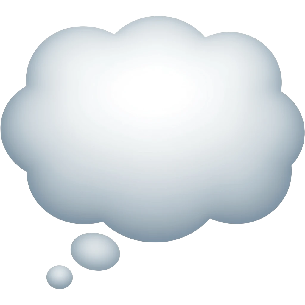 thought balloon emoji