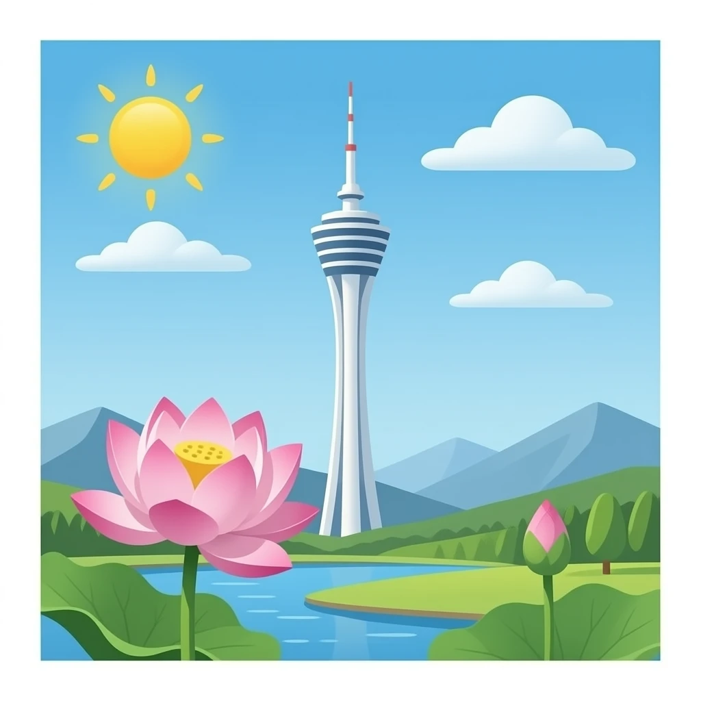 Lotus tower emoji