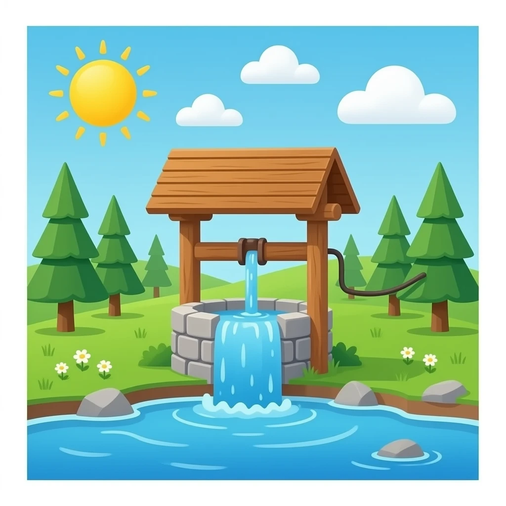 puits à eau emoji