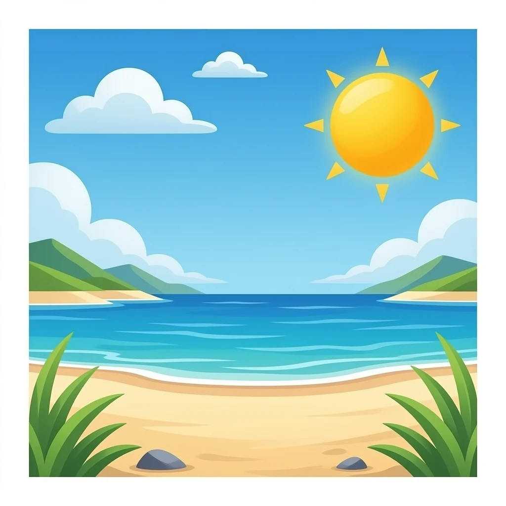 beach emoji emoji